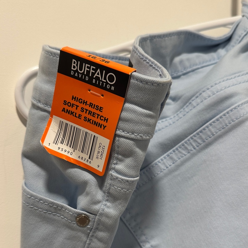 Buffalo David Bitton Sky Blue High-Rise Jeans